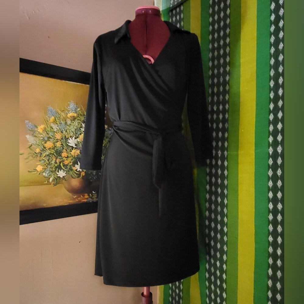 Black Wrap Dress